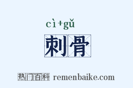 刺骨是什么意思的图片